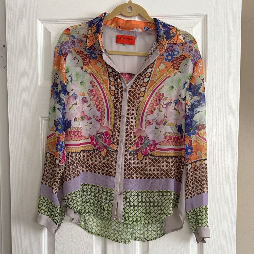 Clover Canyon Multicolor Floral Blouse